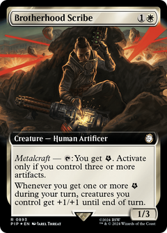 Brotherhood Scribe (Extended Art) (Surge Foil) [Fallout]-1