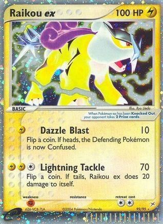 Raikou ex (92/95) [EX: Team Magma vs Team Aqua]-1