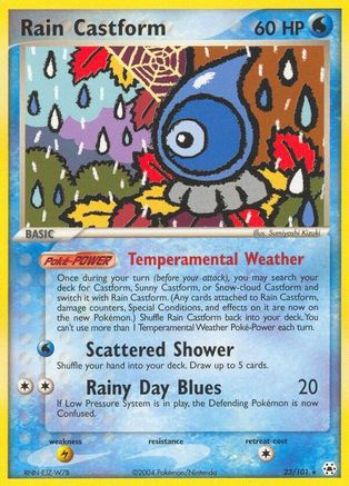 Rain Castform (23/101) [EX: Hidden Legends]-1