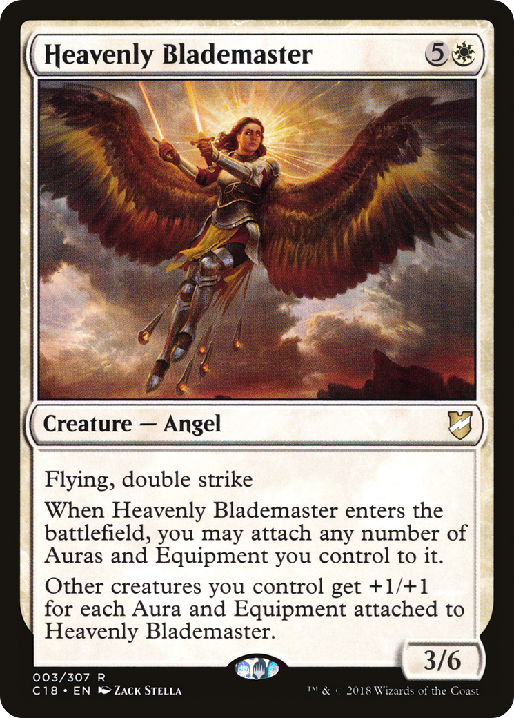 Heavenly Blademaster [Commander 2018]-1