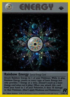 Rainbow Energy (17) 017  - Unlimited Holofoil Team Rocket - Holo Rare-1