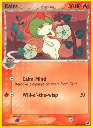 Ralts (61/101) (Delta Species) [EX: Dragon Frontiers]-1
