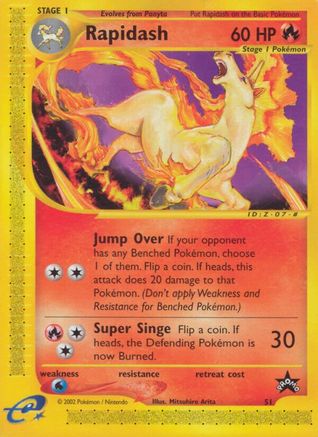 Rapidash (51) [Wizards of the Coast: Black Star Promos]-1