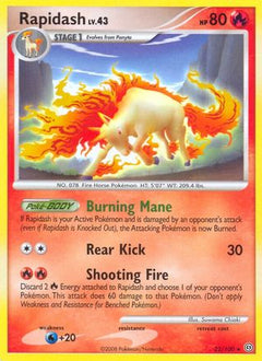 Rapidash (22/100) [Diamond & Pearl: Stormfront]-1