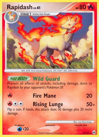 Rapidash (28/99) [Platinum: Arceus]-1