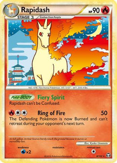 Rapidash (8/102) [HeartGold & SoulSilver: Triumphant]-1