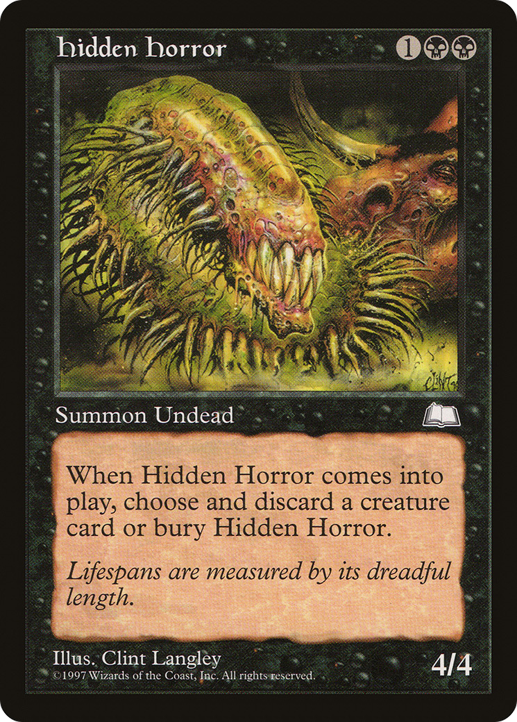 Hidden Horror [Weatherlight]-1