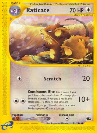 Raticate (89/144) [Skyridge]-1