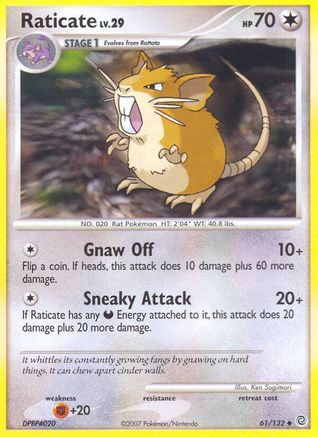 Raticate (61/132) [Diamond & Pearl: Secret Wonders]-1