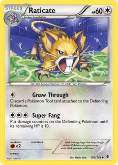 Raticate (105/149) [Black & White: Boundaries Crossed]-1
