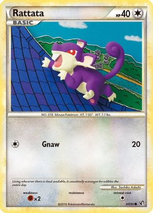 Rattata (64/90) [HeartGold & SoulSilver: Undaunted]-1
