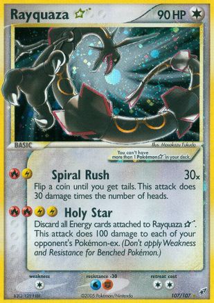 Rayquaza Star (107/107) [EX: Deoxys]-1
