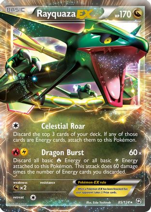 Rayquaza EX (85/124) [Black & White: Dragons Exalted]-1