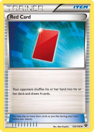 Red Card (124/146) [XY: Base Set]-1