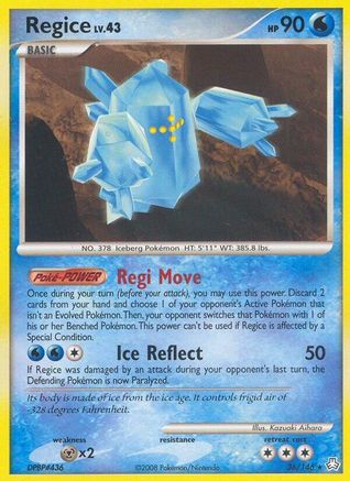 Regice (36/146) [Diamond & Pearl: Legends Awakened]-1