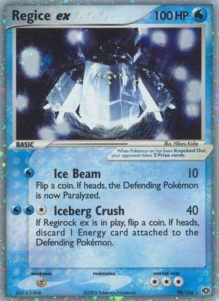 Regice ex (98/106) [EX: Emerald]-1