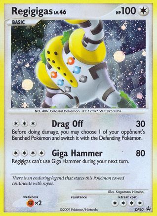 Regigigas (DP40) [Diamond & Pearl: Black Star Promos]-1