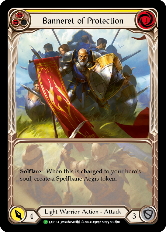 Banneret of Protection [FAB163] (Promo)  Rainbow Foil-1