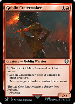 Goblin Cratermaker [The Lord of the Rings: Tales of Middle-Earth Commander]-1