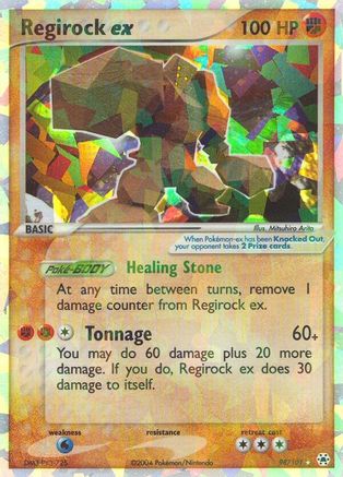 Regirock ex (98/101) [EX: Hidden Legends]-1