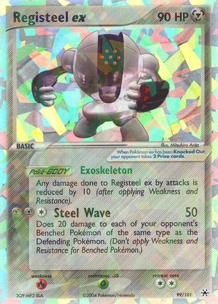Registeel ex (99/101) [EX: Hidden Legends]-1