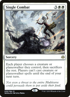 Single Combat [War of the Spark Prerelease Promos]-1
