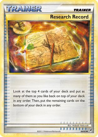 Research Record (84/95) [HeartGold & SoulSilver: Call of Legends]-1