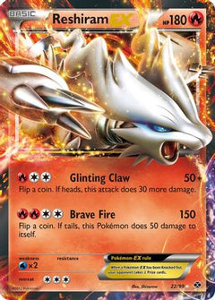 Reshiram EX (22/99) [Black & White: Next Destinies]-1