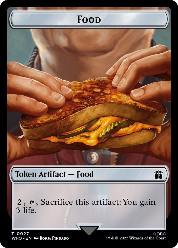 Alien Angel // Food (0027) Double-Sided Token [Doctor Who Tokens]-2