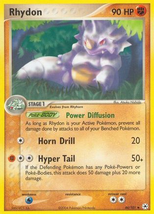Rhydon (46/101) [EX: Hidden Legends]-1