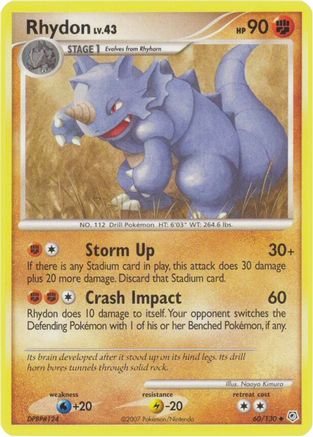 Rhydon (60/130) [Diamond & Pearl: Base Set]-1