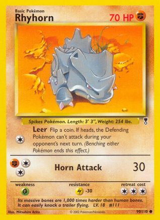 Rhyhorn (90/110) [Legendary Collection]-1