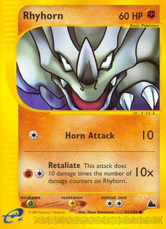 Rhyhorn (91/144) [Skyridge]-1