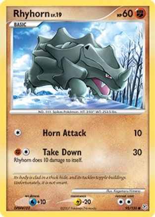 Rhyhorn (95/130) [Diamond & Pearl: Base Set]-1
