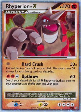 Rhyperior LV.X (DP29) [Diamond & Pearl: Black Star Promos]-1