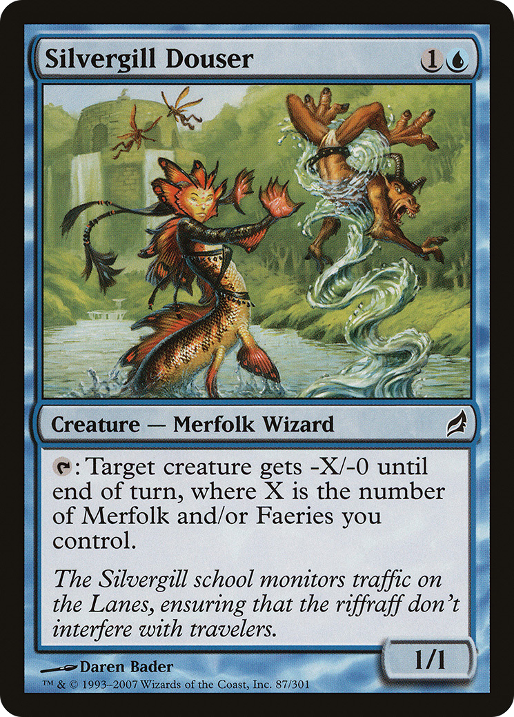 Silvergill Douser [Lorwyn]-1