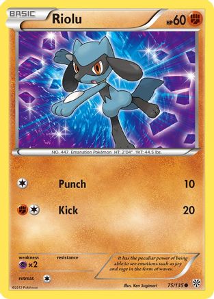 Riolu (75/135) [Black & White: Plasma Storm]-1