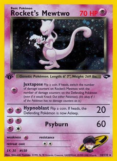 Rocket's Mewtwo (14/132) [Gym Challenge Unlimited]-1