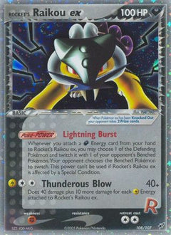 Rocket's Raikou ex (108/107) [EX: Deoxys]-1