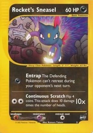 Rocket's Sneasel (5) [Best of Promos]-1