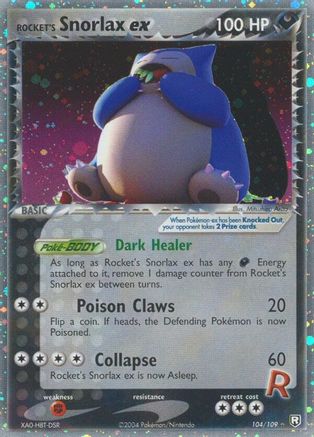 Rocket's Snorlax ex (104/109) [EX: Team Rocket Returns]-1