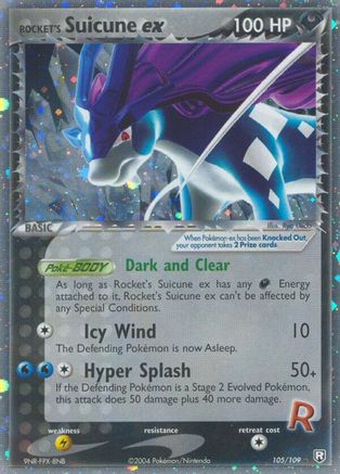 Rocket's Suicune ex (105/109) [EX: Team Rocket Returns]-1