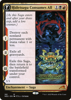 Hidetsugu Consumes All // Vessel of the All-Consuming (Showcase Soft Glow) [Kamigawa: Neon Dynasty]-3