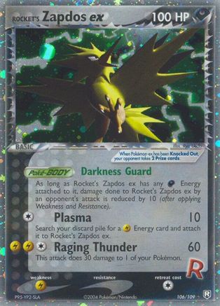Rocket's Zapdos ex (106/109) [EX: Team Rocket Returns]-1