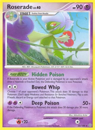 Roserade (23/100) [Diamond & Pearl: Stormfront]-1