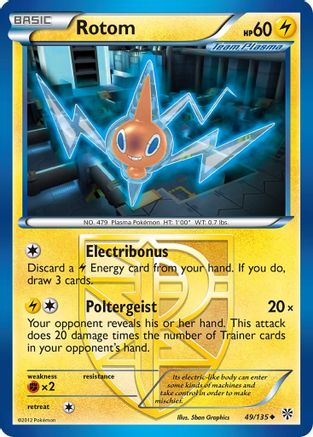 Rotom (49/135) [Black & White: Plasma Storm]-1