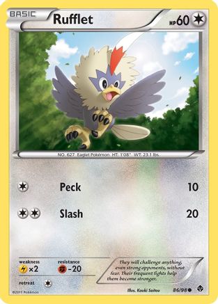Rufflet (86/98) [Black & White: Emerging Powers]-1