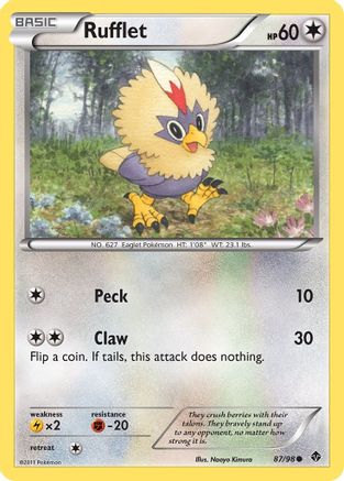 Rufflet (87/98) [Black & White: Emerging Powers]-1