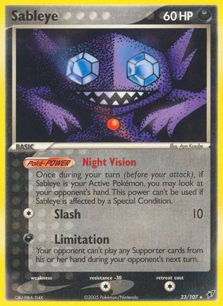 Sableye (23/107) (Stamped) [EX: Deoxys]-1