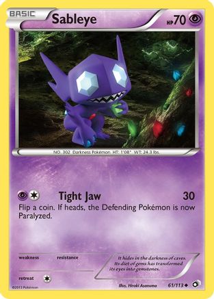 Sableye (61/113) [Black & White: Legendary Treasures]-1